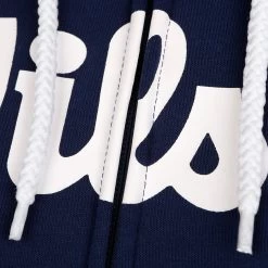 Wilson Team Script Zip Hoodie Women - Dark Blue, White -Tennis Serie Store 04424000 30