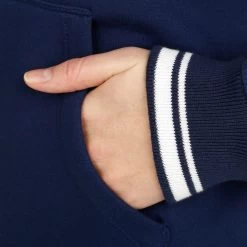 Wilson Team Script Zip Hoodie Women - Dark Blue, White -Tennis Serie Store 04424000 33