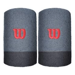 Wilson Extra Wide Wristband - Dark Grey, Lightgrey