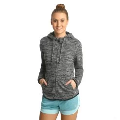Wilson Training Hooded Training Jacket Women - Grey, Dark Grey -Tennis Serie Store 04631000 24