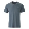 Wilson Power Seamless Henley II T-Shirt Men - Grey, White