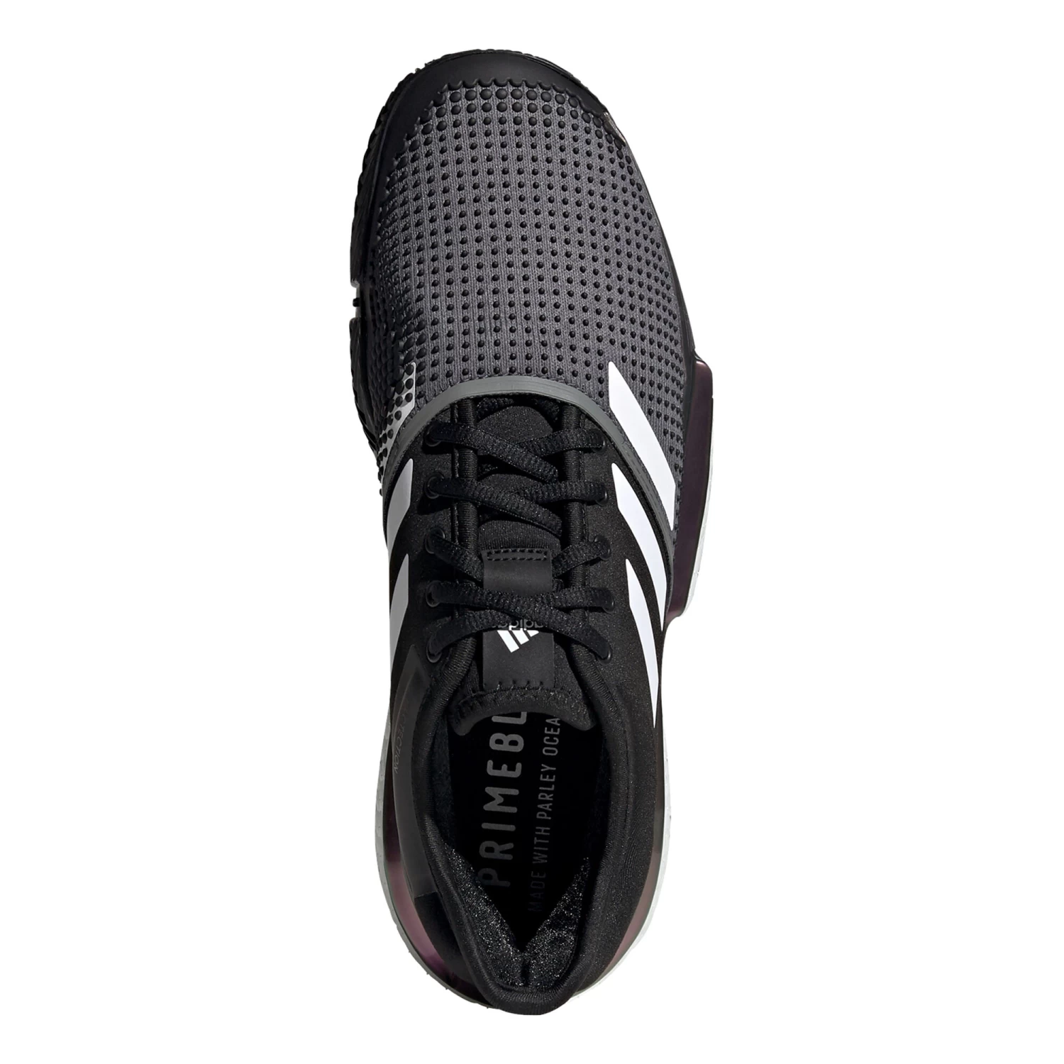 ADIDAS SoleCourt Primeblue Clay Court Shoe Men - Black, Grey 5 ADIDAS SoleCourt Primeblue Clay Court Shoe Men - Black, Grey - Image 3