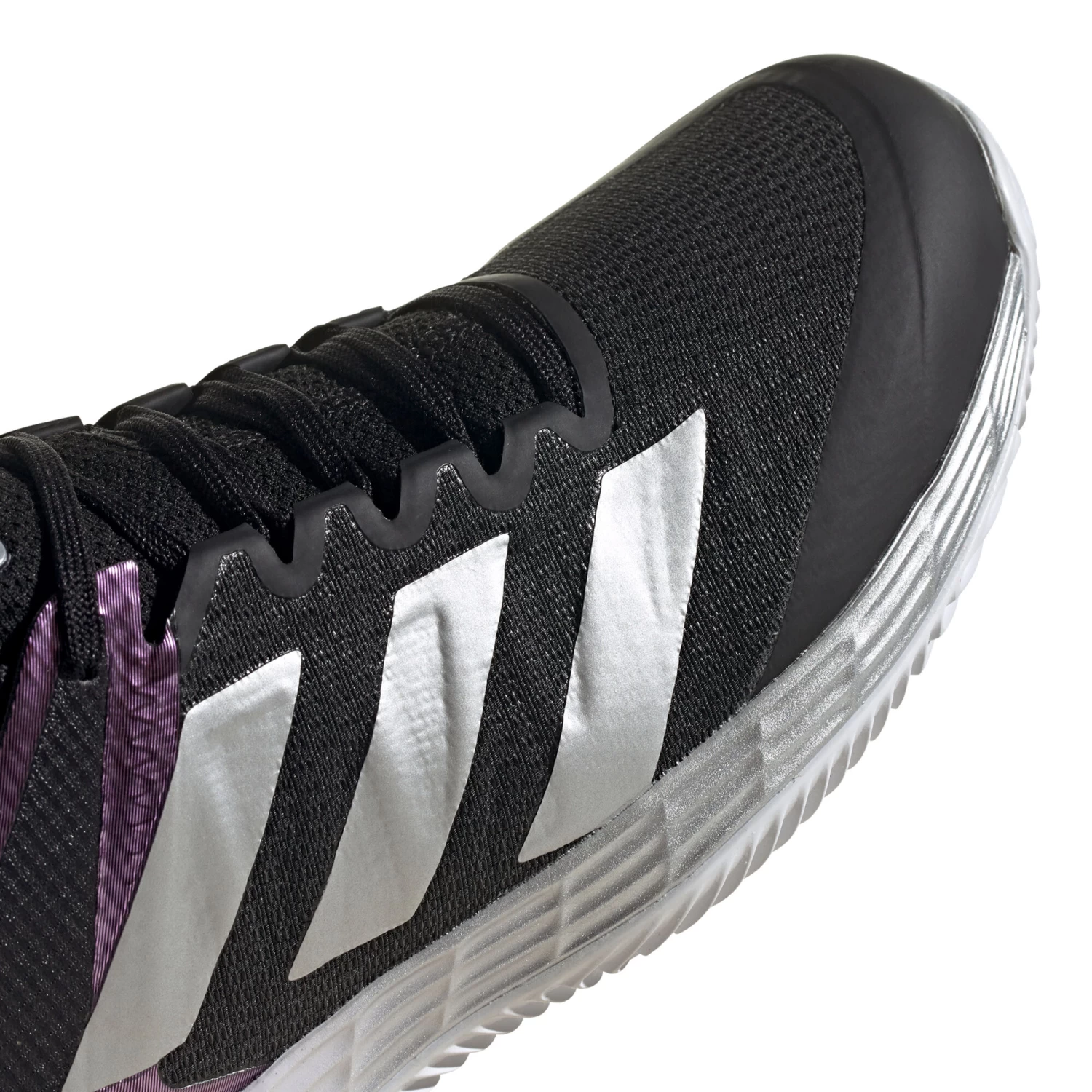 ADIDAS Adizero Ubersonic 4 Clay Court Shoe Women - Black, Violet 9 ADIDAS Adizero Ubersonic 4 Clay Court Shoe Women - Black, Violet - Image 7