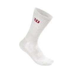 Wilson Crew Tennis Socks 3 Pack Men - White