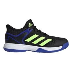 ADIDAS Ubersonic 4k All Court Shoe Kids - Black, Neon Green