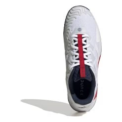 ADIDAS Sole Match Control OC Padel Shoe Men - White, Dark Red -Tennis Serie Store 05482000 0 4