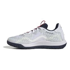 ADIDAS Sole Match Control OC Padel Shoe Men - White, Dark Red -Tennis Serie Store 05482000 0 9