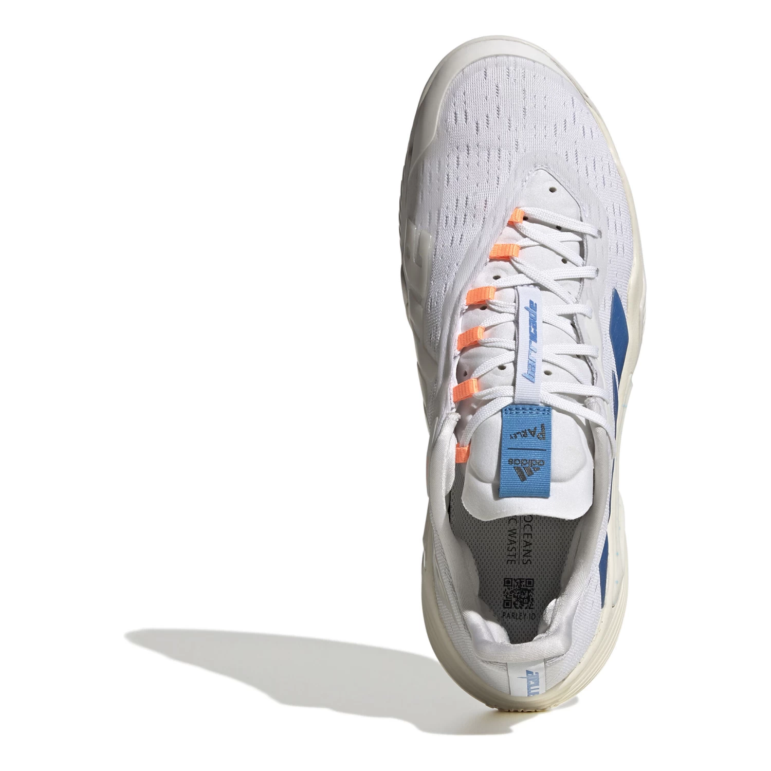 ADIDAS Barricade Parley All Court Shoe Men - White, Blue 4 ADIDAS Barricade Parley All Court Shoe Men - White, Blue - Image 2