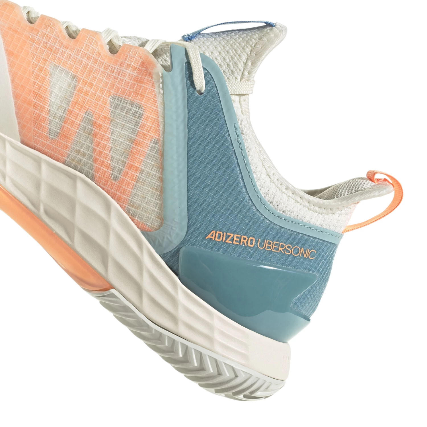 ADIDAS Adizero Ubersonic 4 All Court Shoe Men - White, Blue 10 ADIDAS Adizero Ubersonic 4 All Court Shoe Men - White, Blue - Image 8