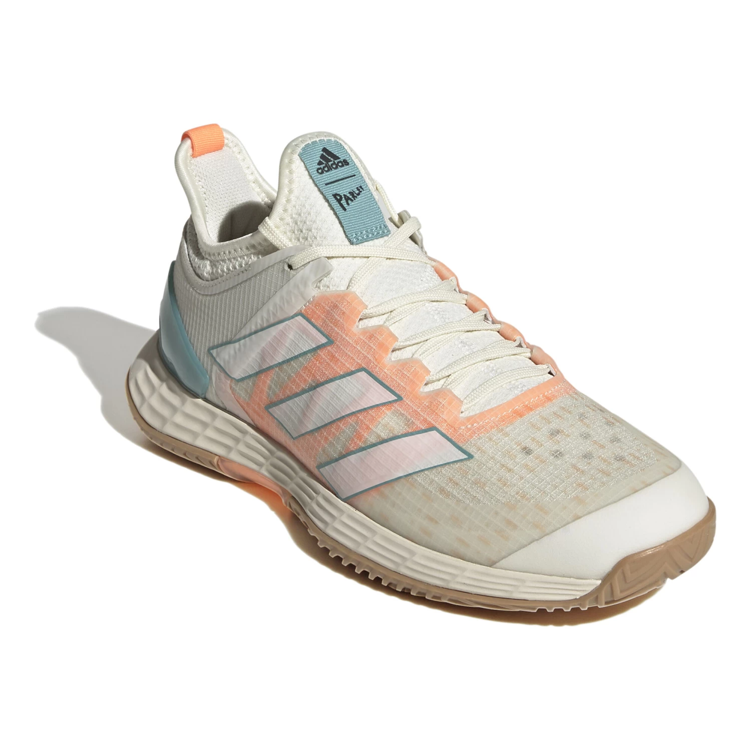 ADIDAS Adizero Ubersonic 4 All Court Shoe Women - White, Orange 5 ADIDAS Adizero Ubersonic 4 All Court Shoe Women - White, Orange - Image 3