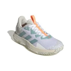 ADIDAS SoleMatch Control All Court Shoe Women - White, Orange -Tennis Serie Store 05563000 000