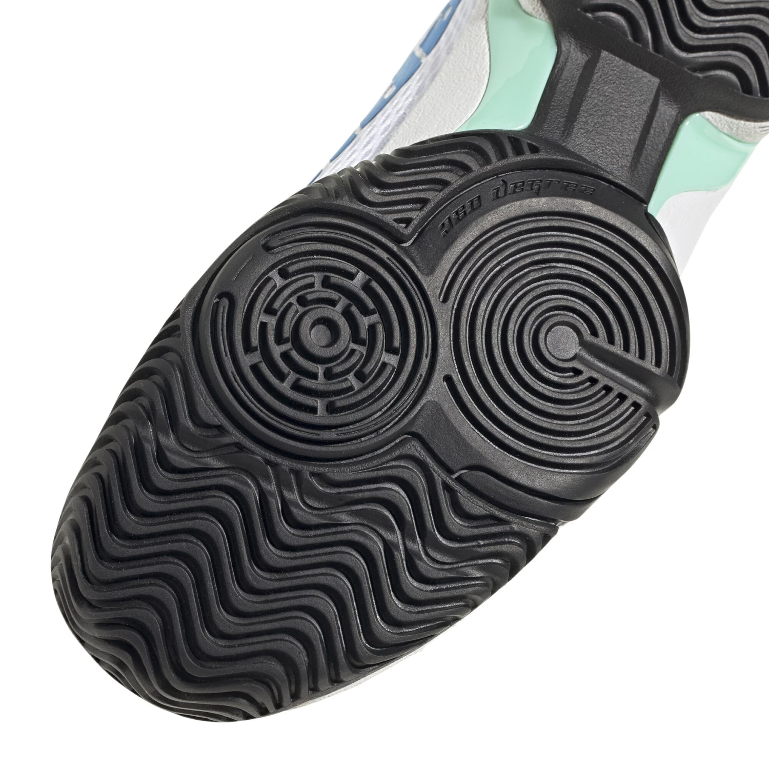 ADIDAS Barricade All Court Shoe Kids - White, Blue 10 ADIDAS Barricade All Court Shoe Kids - White, Blue - Image 8