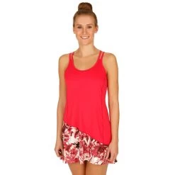 Head Vision Graphic Dress Women - Coral, White -Tennis Serie Store 06018000 24