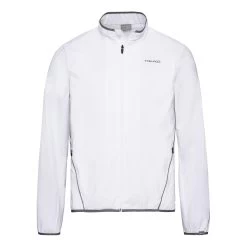 Head Club Training Jacket Men - White, Silver -Tennis Serie Store 06424000 000