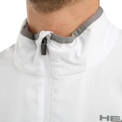 Head Club Training Jacket Men - White, Silver -Tennis Serie Store 06424000 32