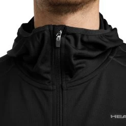 Head Baseline Full-Zip Training Jacket Men - Black, Silver -Tennis Serie Store 06585000 32