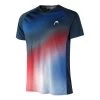 Head Topspin T-Shirt Men - Blue, Multicoloured -Tennis Serie Store 07851000 000