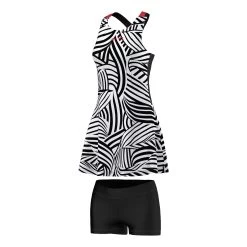 ADIDAS Ana Ivanovic Roland Garros Y-3 Dress Women - White, Black -Tennis Serie Store 08440000 000
