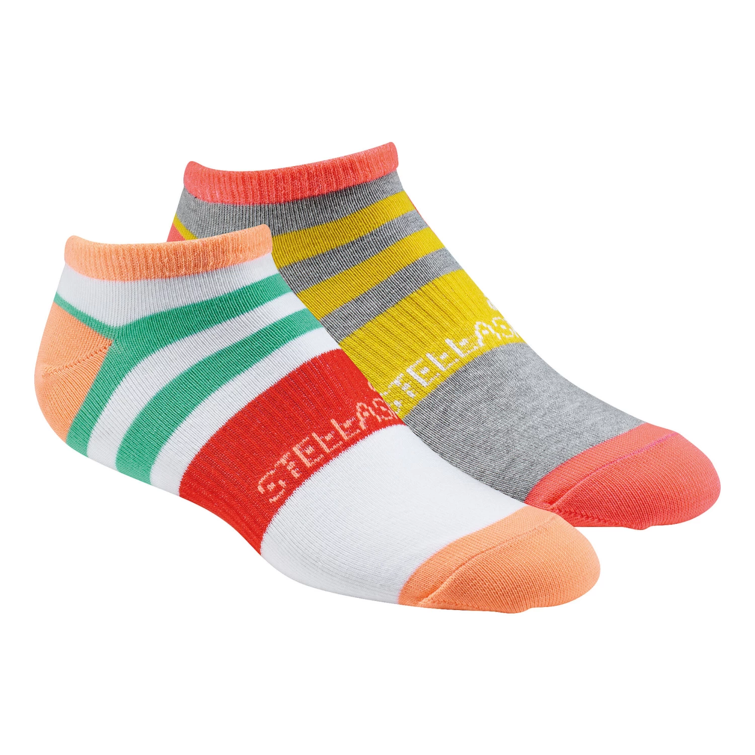 ADIDAS Stellasport Liner Socks Pack Tennis Socks 2 Pack - Green, Orange 3 ADIDAS Stellasport Liner Socks Pack Tennis Socks 2 Pack - Green, Orange