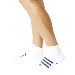 ADIDAS ID Ankle Tennis Socks - White, Dark Blue -Tennis Serie Store 10036000 10