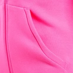 ADIDAS Essentials Mid 3-Stripes Full Zip Training Jacket Girls - Pink, White -Tennis Serie Store 10718000 12