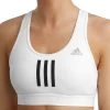 ADIDAS AlphaSkin 3 Stripes Sports Bras Women - White, Black -Tennis Serie Store 11616000 20