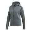 ADIDAS Z.N.E. Mesh Zip Hoodie Women - Dark Grey, Black
