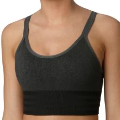 ADIDAS All Me Primeknit Sports Bras Women - Dark Grey, Black