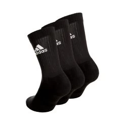 ADIDAS Essentials Cush Crew Sports Socks 3 Pack - Black, White 9 ADIDAS Essentials Cush Crew Sports Socks 3 Pack - Black, White -Tennis Serie Store 12545000 0 2