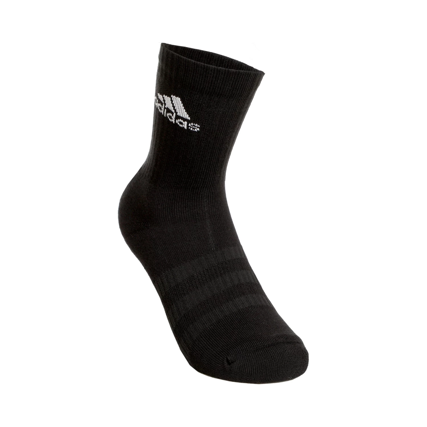 ADIDAS Essentials Cush Crew Sports Socks 3 Pack - Black, White 5 ADIDAS Essentials Cush Crew Sports Socks 3 Pack - Black, White - Image 3