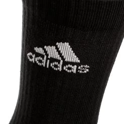 ADIDAS Essentials Cush Crew Sports Socks 3 Pack - Black, White 13 ADIDAS Essentials Cush Crew Sports Socks 3 Pack - Black, White -Tennis Serie Store 12545000 13