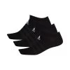 ADIDAS Light Low Sports Socks 3 Pack - Black, White