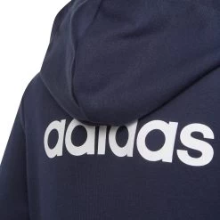 ADIDAS Essentials Linear Full-Zip Hoodie Boys - Dark Blue, White -Tennis Serie Store 12744000 12