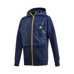 ADIDAS ID Cover Up Training Jacket Boys - Dark Blue, Gold