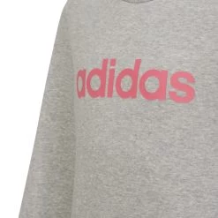 ADIDAS Essentials Linear Sweatshirt Girls - Lightgrey, Pink -Tennis Serie Store 12773000 10