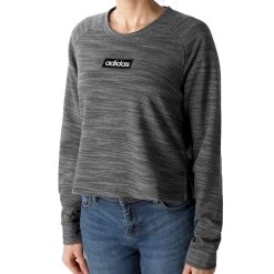 ADIDAS Essentials FT Sweatshirt Women - Dark Grey, Black