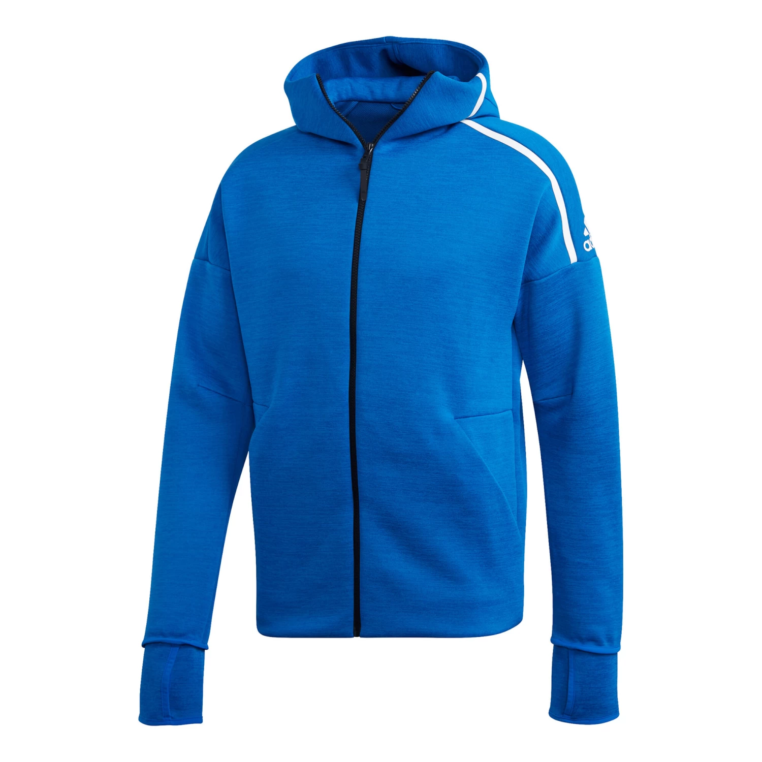 ADIDAS Z.N.E. Fast Release Zip Hoodie Men - Blue, White 3 ADIDAS Z.N.E. Fast Release Zip Hoodie Men - Blue, White
