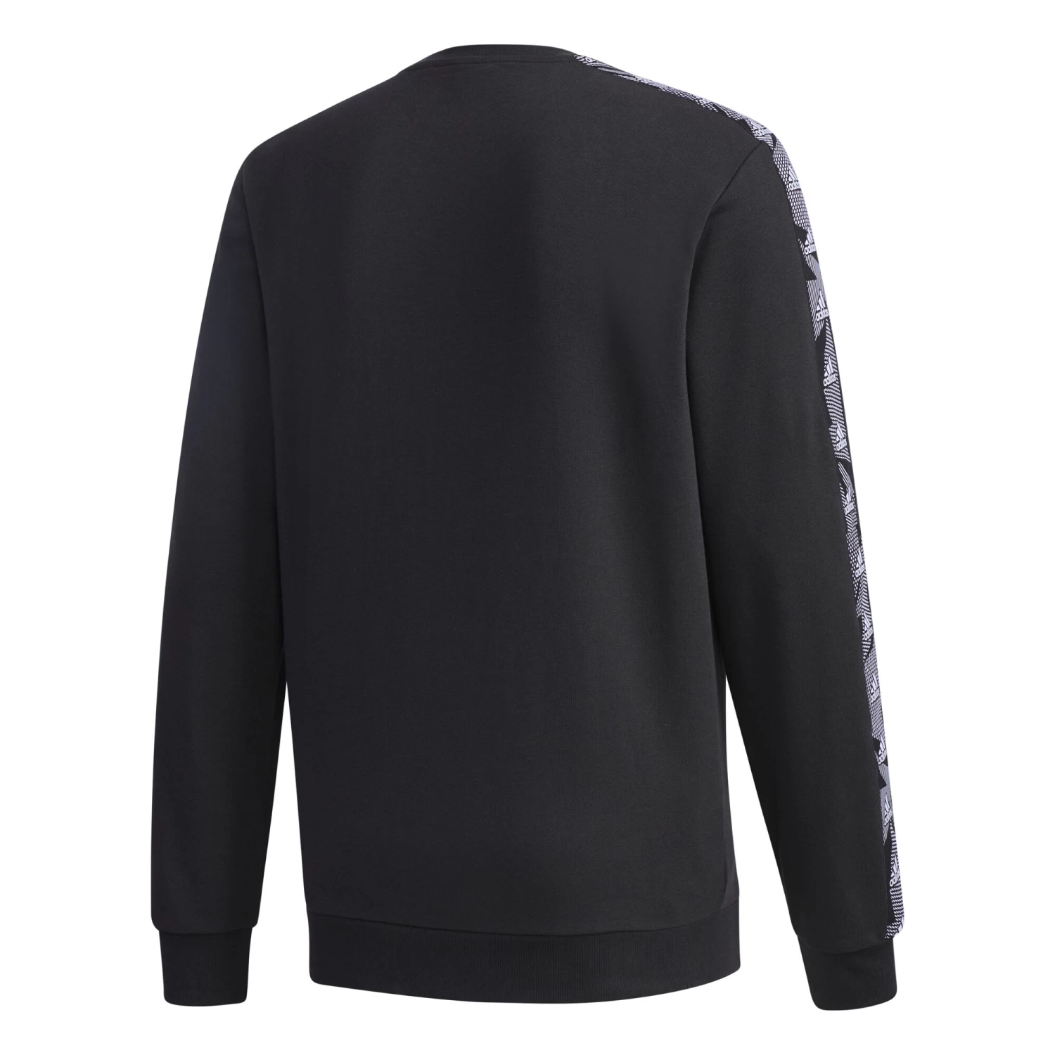 ADIDAS Essentials Sweatshirt Men - Black, White 4 ADIDAS Essentials Sweatshirt Men - Black, White - Image 2