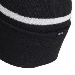 ADIDAS Logo Pom Beanie - Black, White -Tennis Serie Store 1393200000 10