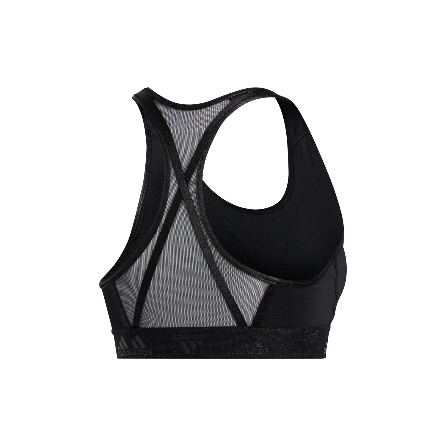 ADIDAS Don´t Rest Burned Glam Sports Bras Women - Black, Dark Grey 4 ADIDAS Don´t Rest Burned Glam Sports Bras Women - Black, Dark Grey - Image 2