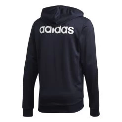 ADIDAS Hooded Linear French Terry Tracksuit Men - Dark Blue, White -Tennis Serie Store 14300000 11
