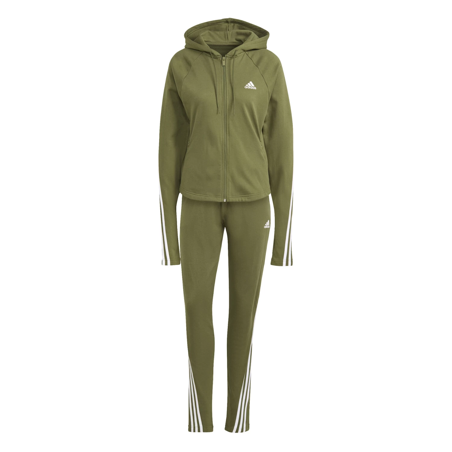 ADIDAS Energiz Tracksuit Women - Olive, White 3 ADIDAS Energiz Tracksuit Women - Olive, White