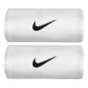 Nike Swoosh Doublewide Wristband 2 Pack - White, Black -Tennis Serie Store 1458100000 000
