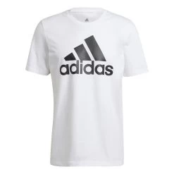ADIDAS Big Logo Single Jersey T-Shirt Men - White, Black