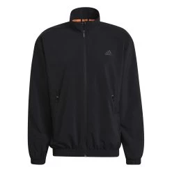 ADIDAS Fleece Woven Training Jacket Men - Black
