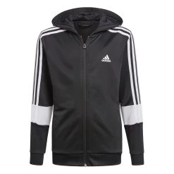 ADIDAS Aero Ready 3-Stripes Zip Hoodie Boys - Black