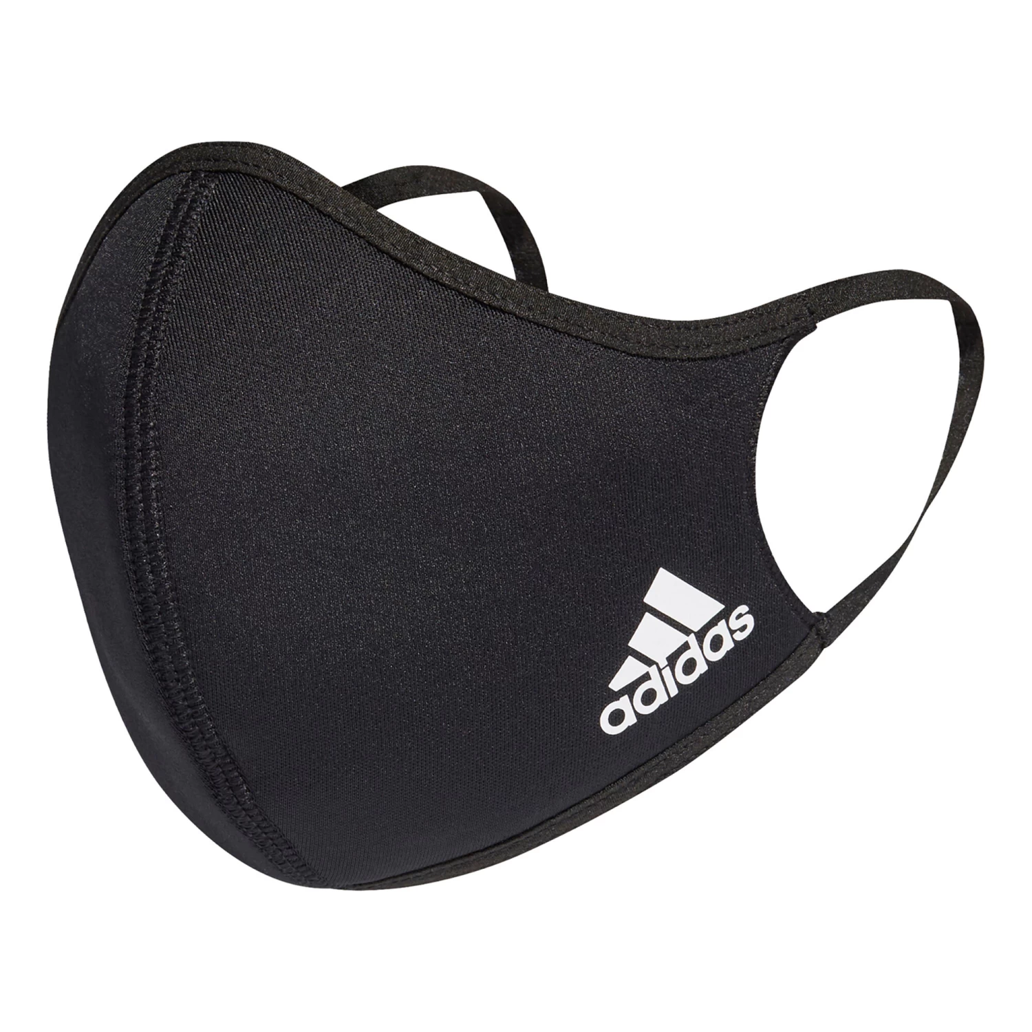 ADIDAS Sportswear M/L Face Mask 3 Pack - Black, White 4 ADIDAS Sportswear M/L Face Mask 3 Pack - Black, White - Image 2