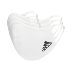 ADIDAS Sportswear XS/S Face Mask 3 Pack - White, Black
