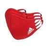 ADIDAS Sportswear XS/S Face Mask 3 Pack - Red, White 2 ADIDAS Sportswear XS/S Face Mask 3 Pack - Red, White -Tennis Serie Store 15401000 000