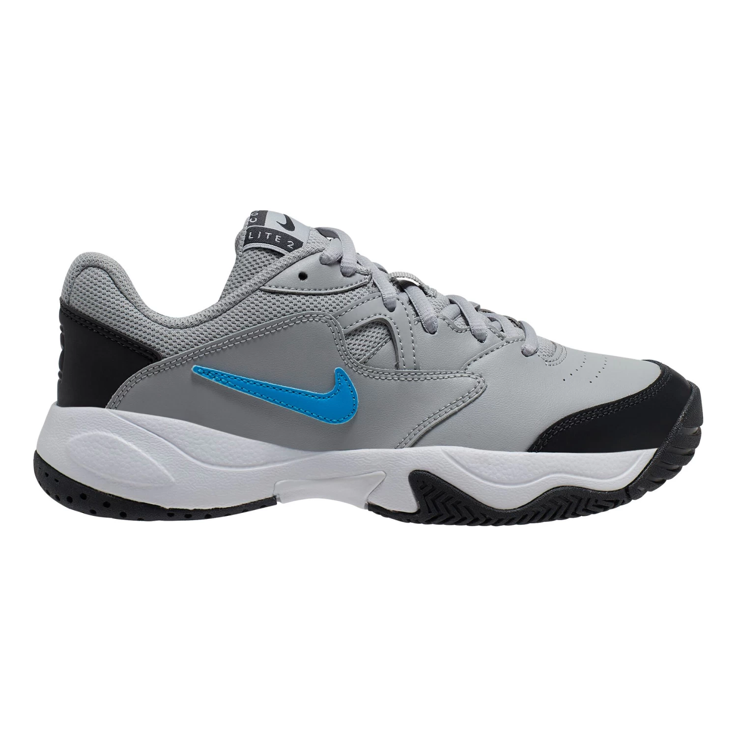 Nike Court Lite 2 All Court Shoe Kids - Grey, Black 3 Nike Court Lite 2 All Court Shoe Kids - Grey, Black